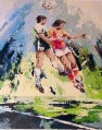 fsp0017C impresionismo pintura al óleo deporte